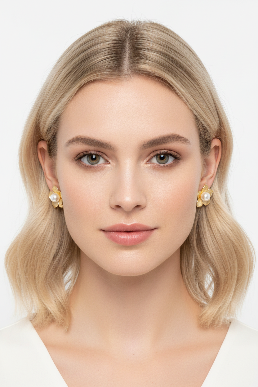 Crystal-paved ribbon bows Earrings