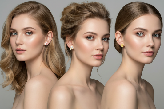 Rosebud & Bow Earrings