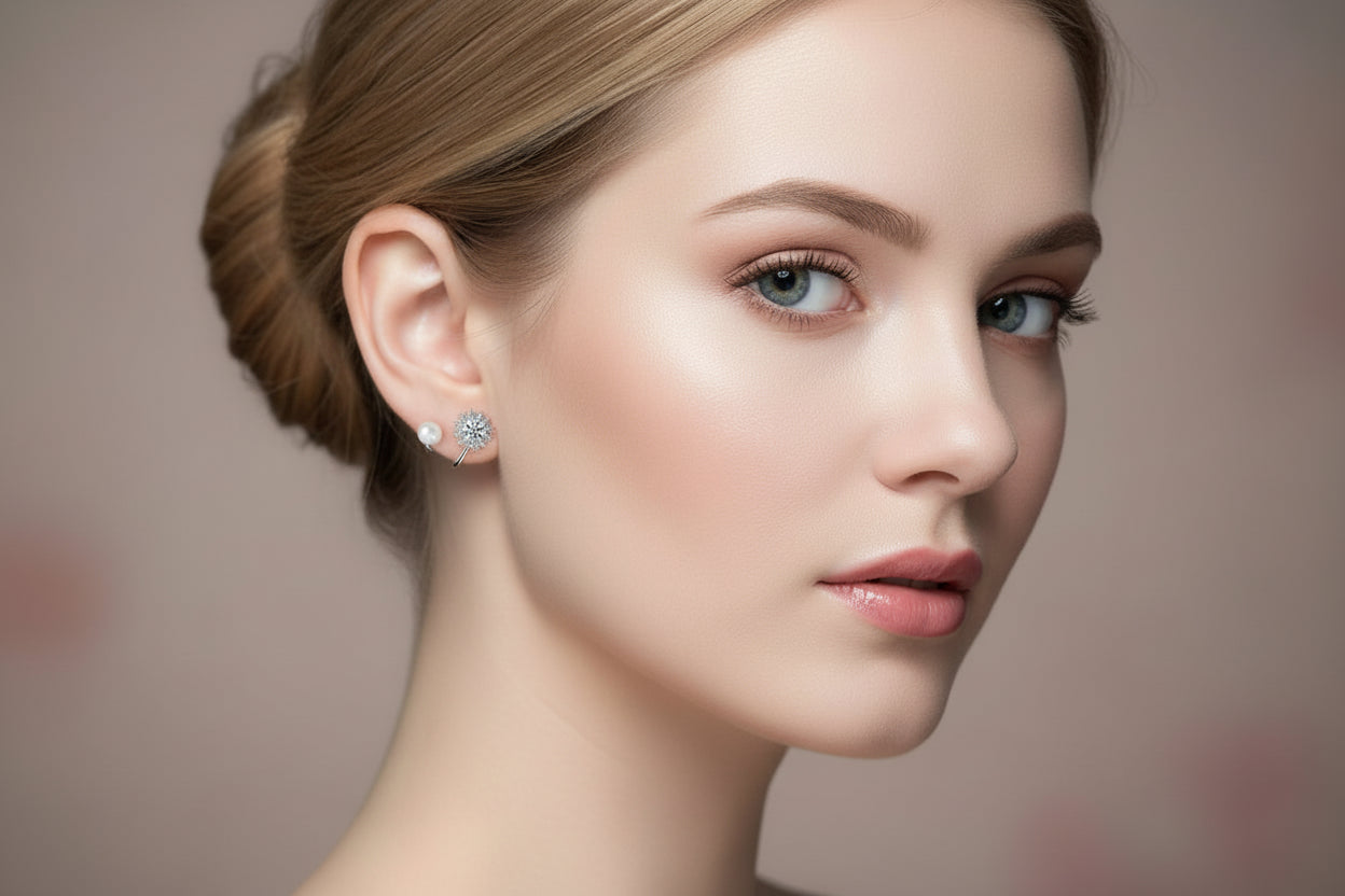 Snowflake Pearl Cuffs